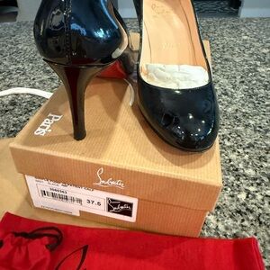 Christian Louboutin Shiny Black Heels